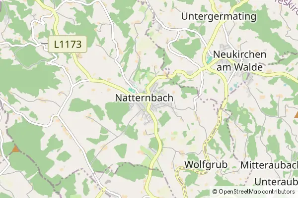 Mapa Natternbach