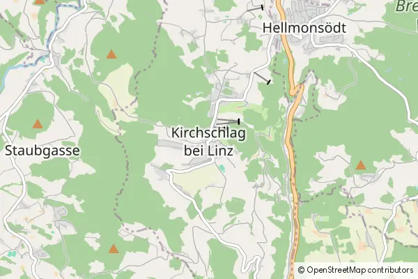 Mapa Kirchschlag bei Linz