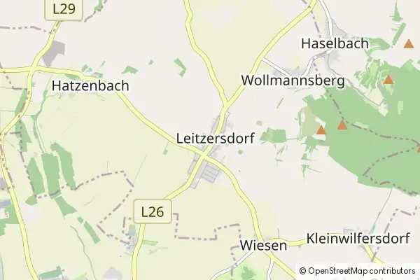 Mapa Leitzersdorf