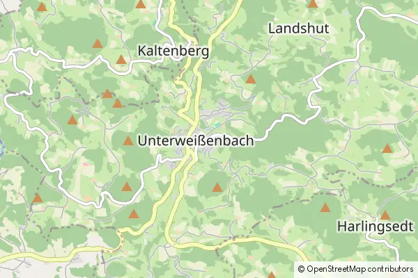 Mapa Unterweissenbach