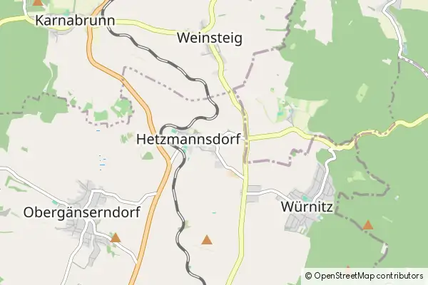 Mapa Hetzmannsdorf