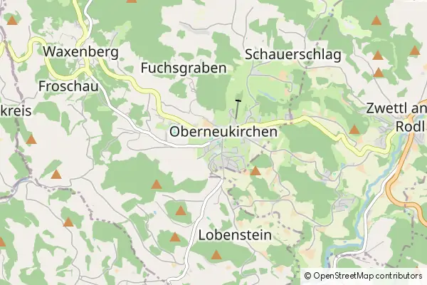 Mapa Oberneukirchen