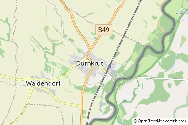 Mapa Duernkrut