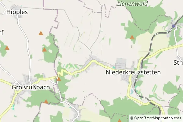 Mapa Oberkreuzstetten