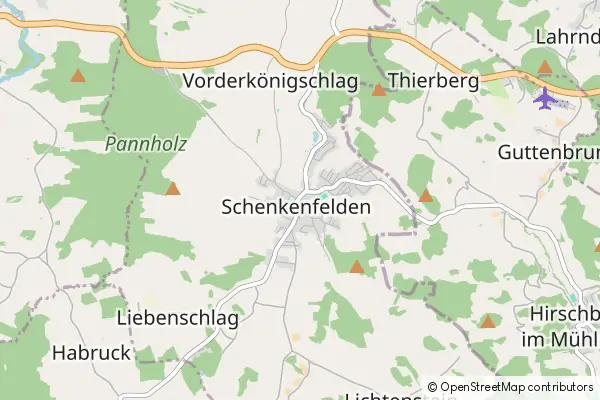 Mapa Schenkenfelden