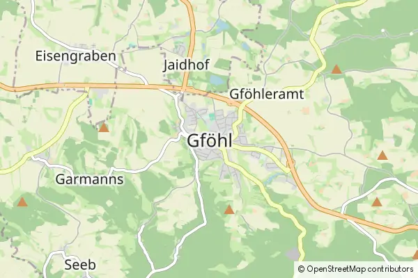 Mapa Gföhl