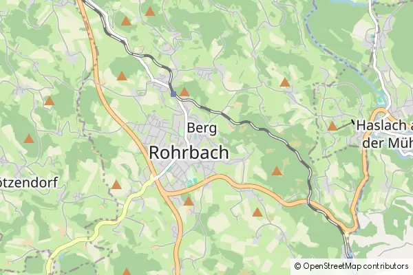 Mapa Berg bei Rohrbach