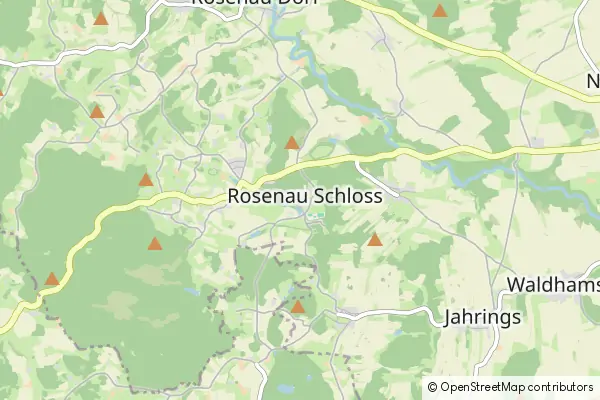 Mapa Schloss Rosenau