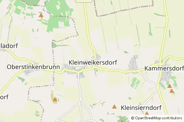 Mapa Kleinweikersdorf