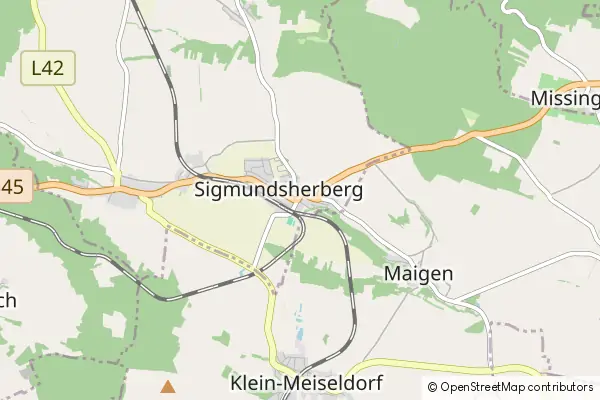 Mapa Sigmundsherberg