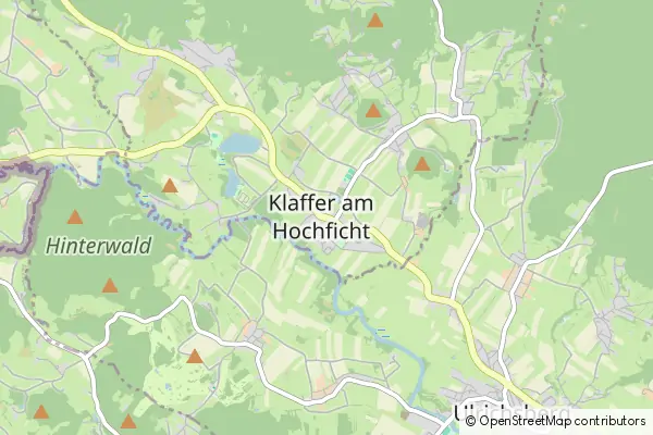 Mapa Klaffer am Hochficht