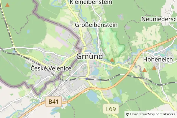 Mapa Gmund