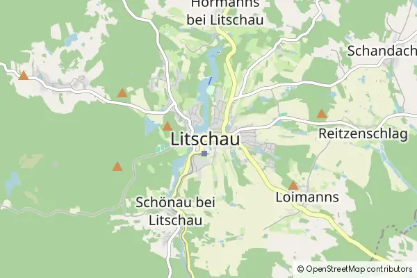 Mapa Litschau