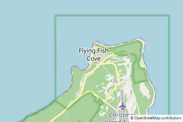 Mapa Flying Fish Cove