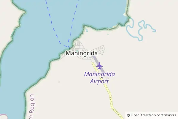 Mapa Maningrida