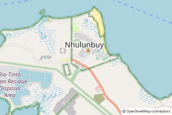 Mapa Nhulunbuy