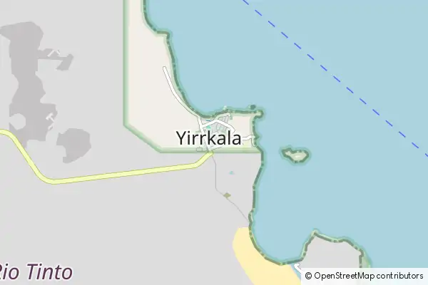 Mapa Yirrkala