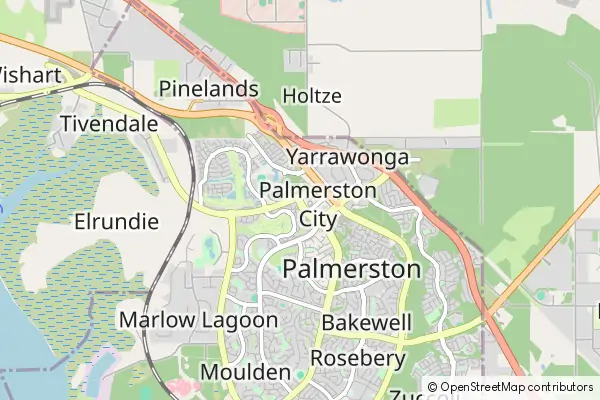 Mapa Palmerston