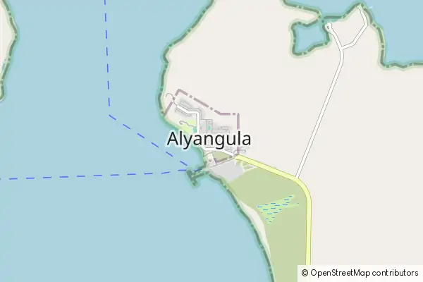 Mapa Alyangula