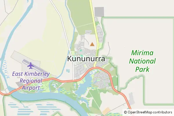 Mapa Kununurra