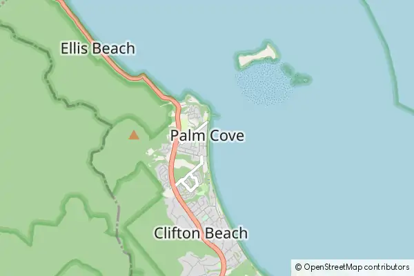 Mapa Palm Cove