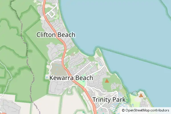 Mapa Kewarra Beach