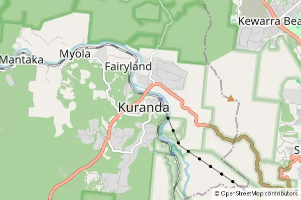 Mapa Kuranda