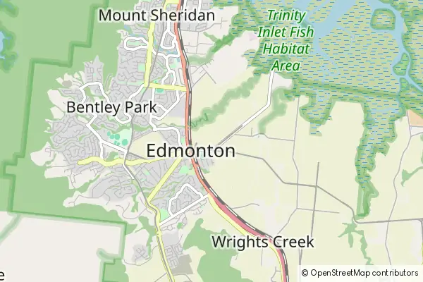 Mapa Edmonton