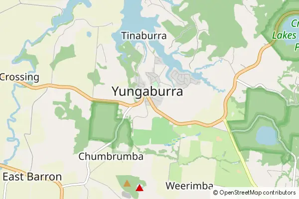 Mapa Yungaburra