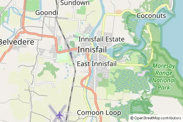 Mapa Innisfail