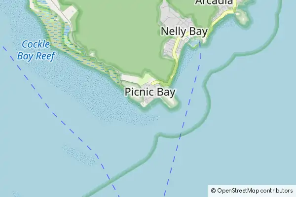 Mapa Picnic Bay