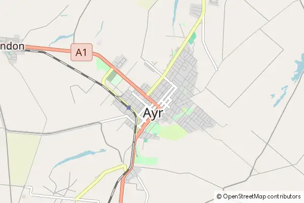 Mapa Ayr