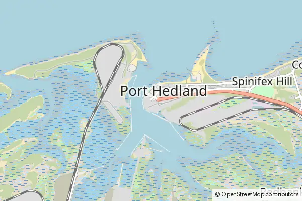 Mapa Port Hedland