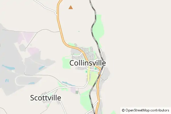 Mapa Collinsville