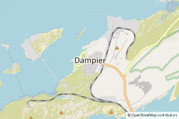 Mapa Dampier