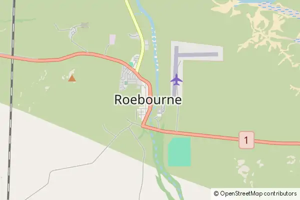 Mapa Roebourne