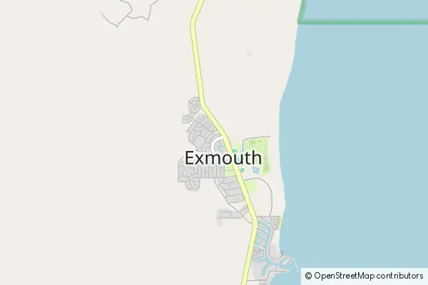 Mapa Exmouth