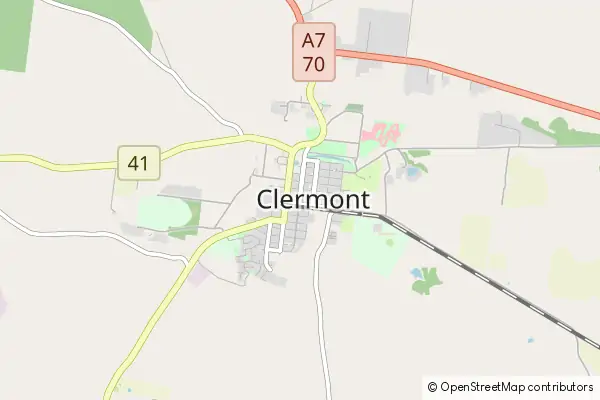 Mapa Clermont