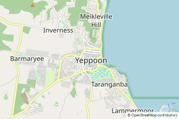 Mapa Yeppoon