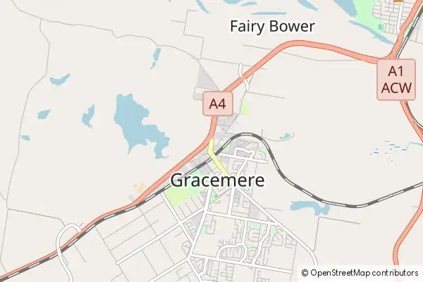 Mapa Gracemere