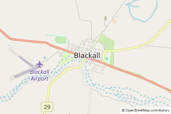 Mapa Blackall