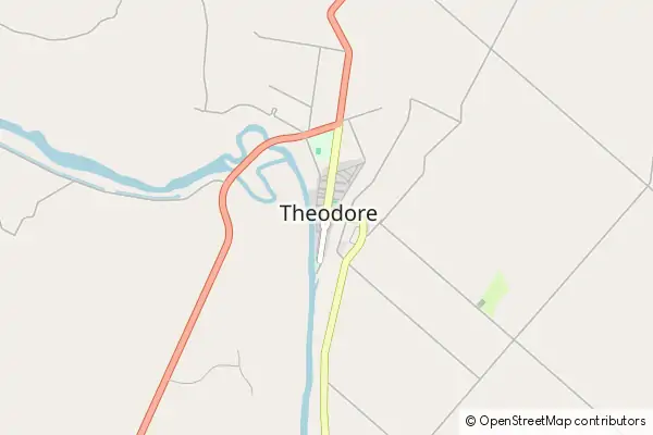 Mapa Theodore