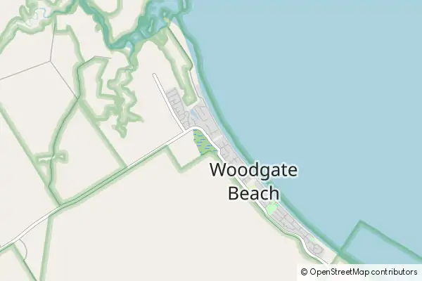 Mapa Woodgate