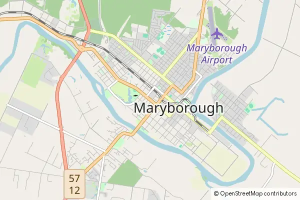 Mapa Maryborough