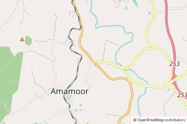 Mapa Amamoor