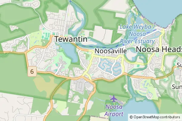 Mapa Noosaville