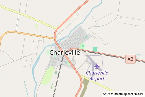 Mapa Charleville