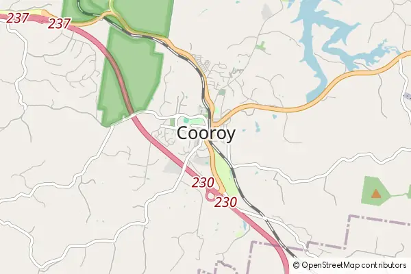 Mapa Cooroy