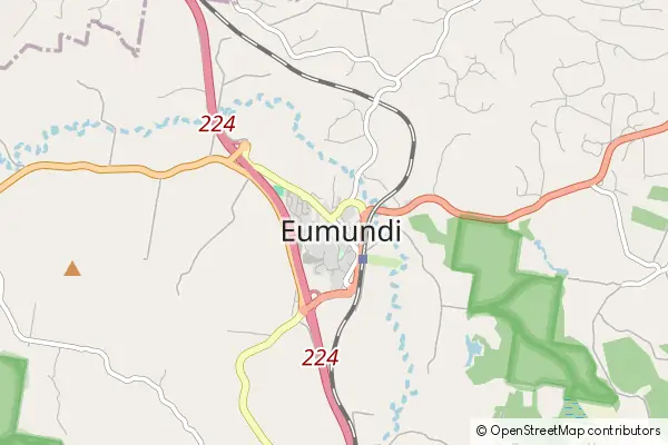 Mapa Eumundi