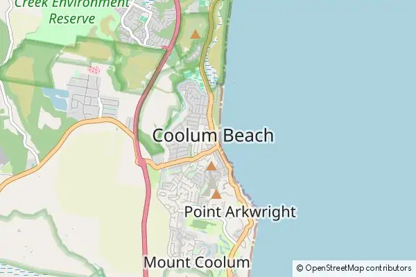 Mapa Coolum Beach